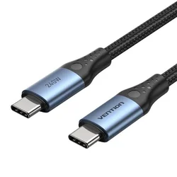 Vention USB-C na USB-C kabel 240 W, USB 2.0, 2 m, črn