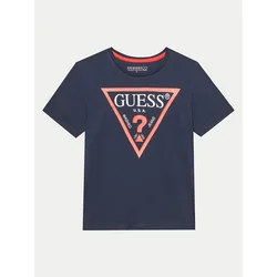 GUESS Majica  marine / rdeča / bela