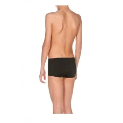 Boys swimsuit arena solid short junior black/white 29