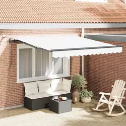 Tkanina za tende Bijelo 350 x 250 cm Poliester