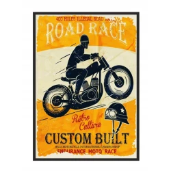 shumee PLAKAT V OKVIRJU 33x43 cm Garage Motor P1851