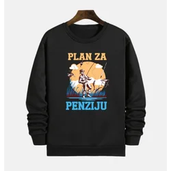 MAFIMI Muški duks Plan za penziju, Crni