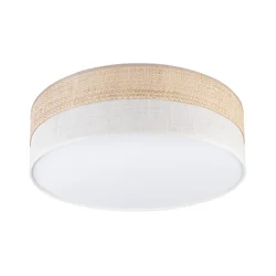 LED plafonsko svetlo SIRJA BOHO LED/36W/230V prečnik 45 cm bež/krem