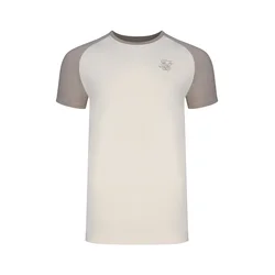 SikSilk Majica ecru/temno bež