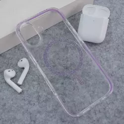 Maska Mag Case Bling za iPhone 17 ljubicasta
