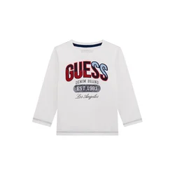 Guess Bluza N5BI06 I3Z14 Bela Regular Fit