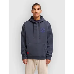 RVCA Dalas Snake moški pulover s kapuco garage blue