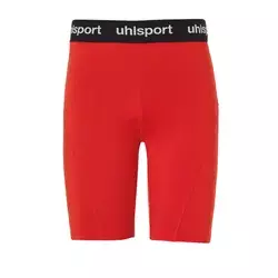 UHLSPORT Športne spodnjice rdeča/črna/bela