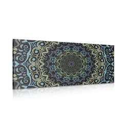 Slika abstraktna Mandala v vintage stilu - 80x40