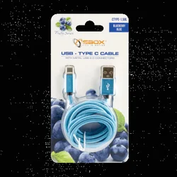 S BOX Kabl USB A / Type C Fruity 1 5 m Blue