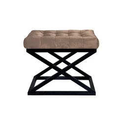 Atelier del Sofa Tabure 50x42x40cm, Crno-Braon