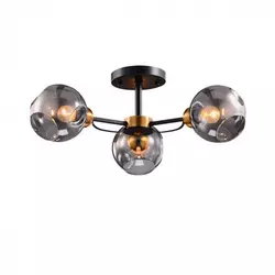 Luster Elmark Ellaria / 3 x E27 / - Drvo-siva