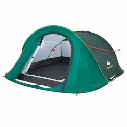šotor za kampiranje 2 Seconds za 3 osebe - zelen