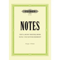 NOTES EDITION PETERS 48 STRANI A5