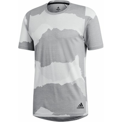Adidas muška majica s kratkim rukavima Fl_Tec Gf Cam /Raw White/Grey, bijelo siva, XL