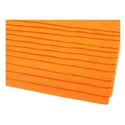 Dekorativni filc 20 x 30 cm, oranžen, 1 kos.