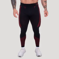 GymBeam OG1 Seamless Leggings Black/Red