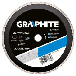 shumee Diamantni disk 200 x 25,4 mm, poln