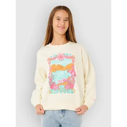 Rip Curl Sunshine Squad Crew Kids Sweater bone