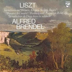LISZT:FANTASIA & FUGUE/VARIATION/BRENDEL