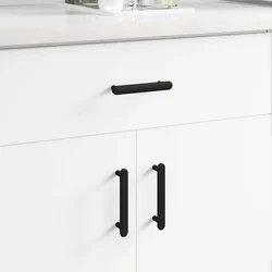 Drška za ormar 2 pcs Crna 121 x 16.6 x 28.3 mm Željezo