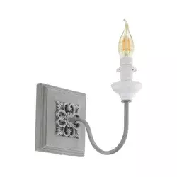 Eglo 33002 - Zidna lampa 1xE14/40W/230V siva