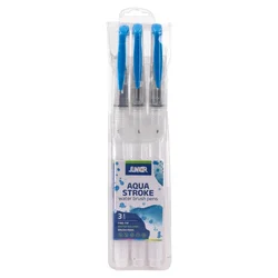 Aqua Stroke Set četkica sa rezervoarom, ravna i okrugla, 3 komada