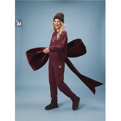 Sinsay - Božićni duks sa pamukom - maroon