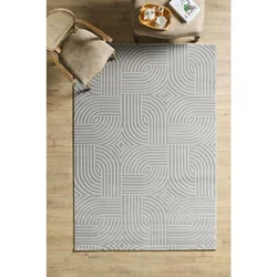 Sahara 1112 - Sivi Tepih (80 x 150 cm)