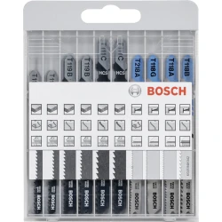 Bosch Komplet listova ubodne testere sa T držačem Basic for Wood and Metal 10kom 2607010630