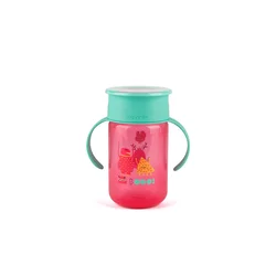 Suavinex Solja Sa Diskom 340 Ml +12M Roze