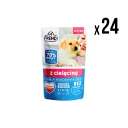Frendi Vlažna hrana za mlade pse Junior, Teletina, 100g, 24 komada