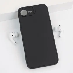 Maska za telefon 3D Camera za iPhone SE (2024), Crna