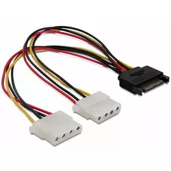 DELOCK adapter Serial ATA 1xSATA M + 2xMolex Ž
