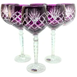 Marika Ametist kristal Remery 280 ml Ananas 6 kosov
