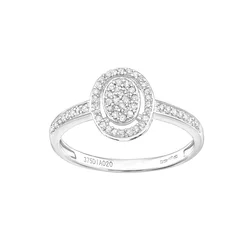 DIAMANT LETERNEL Prstan srebrna
