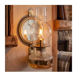 Brilagi - Petrolejska lampa MERLIN zlatna/patina