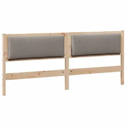 Vidaxl Vzglavje Drugo Rjava 180 cm Trdna borovina