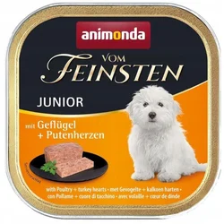 Animonda Vom Feinsten Dog Junior Živina I Ćureća Srca - 150 g