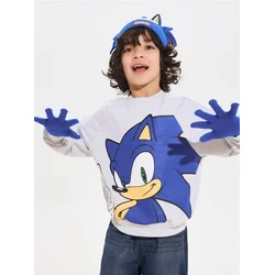 Sinsay - Rukavice sa printom Sonic the Hedgehog - plava