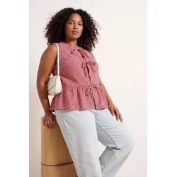 Trendyol Curve Ženska bluza Tbbss26Af00090, Crvena