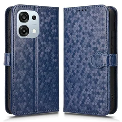 GS Ovitek za Oppo A6 Pro 5G, denarnica v obliki rombov, moder