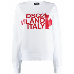 Dsquared2 - logo print crewneck sweatshirt - women - White