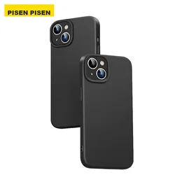 Pisen Maska za mobilni telefon iPhone 15, Crna