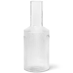 Karafa za vodo RIPPLE 1 l, svetla, steklo, ferm LIVING