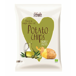 TRAFO krompirjev čips pečen v olivnem olju BIO, 100g