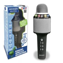 Bontempi: Brezžični karaoke mikrofon - črn