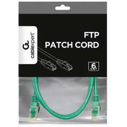 GEMBIRD PP6-3M/G Mrezni kabl/ CAT6 FTP Patch cord 3m green