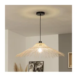 Brilagi - LED luster na sajli CERIA BOHO 1xE27/40W/230V prečnik 100 cm bambus