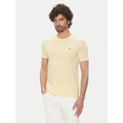 Tommy Jeans Majica DM0DM20363 Rumena Slim Fit